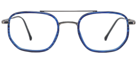 square double bar eyeglasses for men and women cliqlens trendy and stylish eyewear