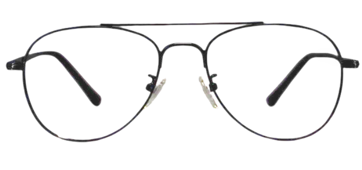 Cliqlens Cool Aviator Frame Eyeglasses nhhytr-Gun Metal