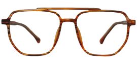 Cliqlens Cool Double Bar Square Eyeglasses Frame
