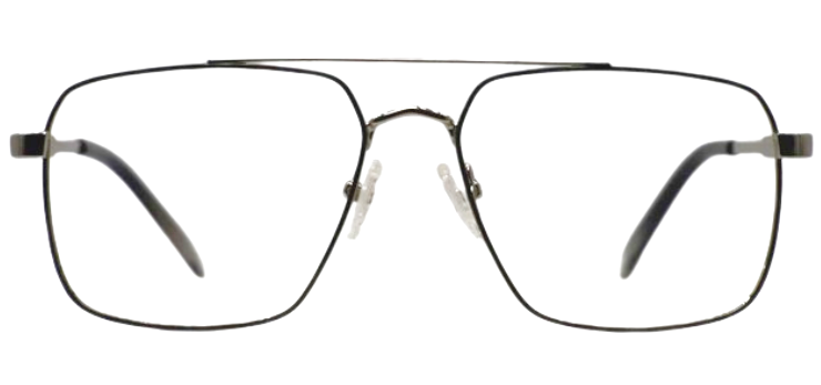 Cliqlens Cool Square Double Bar Frame Eyeglasses 