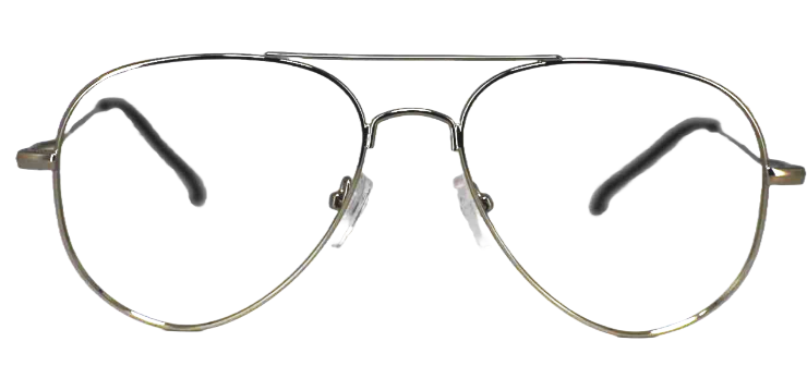 Cliqlens Smart Aviator Frame Eyeglasses GGTYU -SILVER