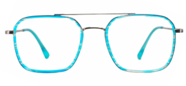 Cliqlens Cool Square Double Bar Eyeglasses Frame