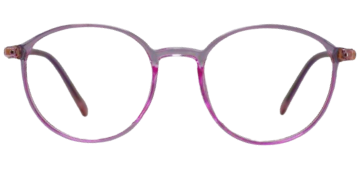 Cliqlens Cool Round Sheet Frame Eyeglasses 