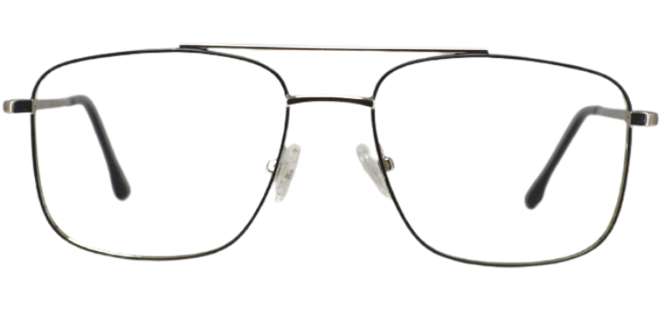 Cliqlens Cool Square Double Bar Eyeglasses Frame