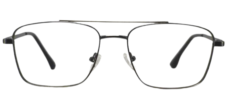 Cliqlens Cool Square Double Bar Eyeglasses Frame 