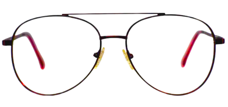 Cliqlens Cool Aviator Frame Eyeglasses hyuii-Copper Brown