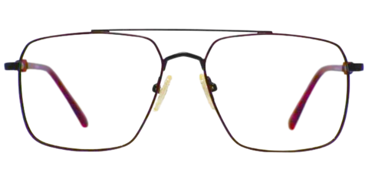 Cliqlens Cool Square Double Bar Eyeglasses Frame 