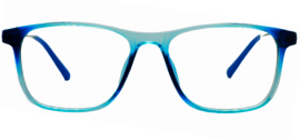 Cliqlens Smart Square Eyeglasses For KIds-Glossy Blue