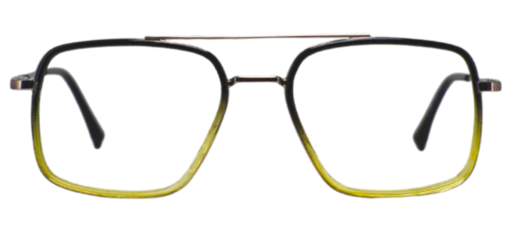 Cliqlens Cool Square Double Bar Eyeglasses Frame