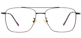 Cliqlens Cool Square Double Bar Eyeglasses Frame