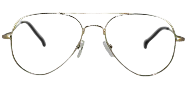 Cliqlens Smart Aviator Frame Eyeglasses jhuyt-SILVER