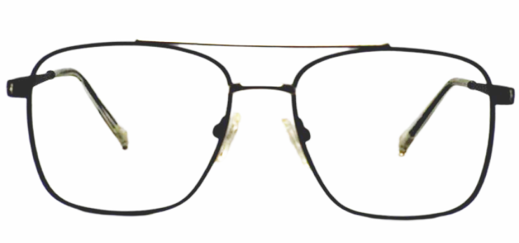 Cliqlens Cool Square Double Bar Eyeglasses Frame 