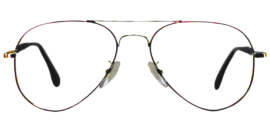 Cliqlens Cool Aviator Frame Eyeglasses -Silver And Brown