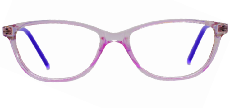 Cliqlens Smart Cat Eye Kids Eyeglasses Frame-Light Purple