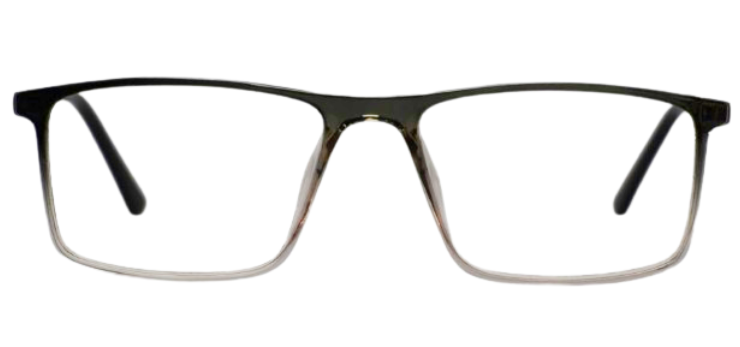 Cliqlens Cool Square Eyeglasses Frame BHY -Black Dual Tone
