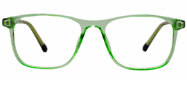 Cliqlens Smart Square Eyeglasses For KIds-Green