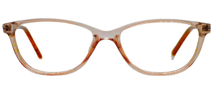 Cliqlens Smart Cat Eye Kids Eyeglasses Frame-GLOSSY BRONZE