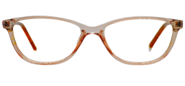 Cliqlens Smart Cat Eye Kids Eyeglasses Frame-GLOSSY BRONZE