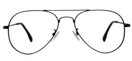 Cliqlens Cool Aviator Frame Eyeglasses -Black
