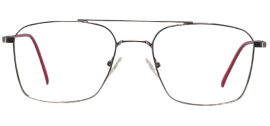 Cliqlens Cool Square Double Bar Frame Eyeglasses