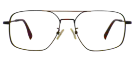 Cliqlens Cool Square Double Bar Frame Eyeglasses