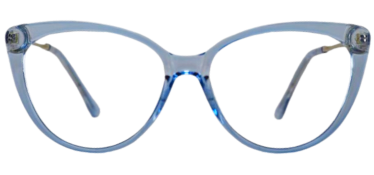 Stylish cat eye eyeglasses with sleek black frame
Elegant cat eye glasses for women, modern design
