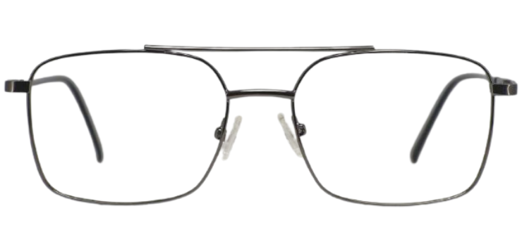 Cliqlens Cool Square Double Bar Frame Eyeglasses 