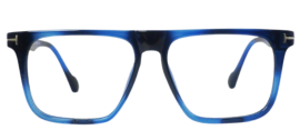 Elegant square eyeglasses for business attire
Square metal eyeglasses with durable frame