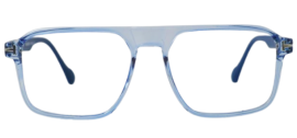 Elegant square eyeglasses for business attire
Square metal eyeglasses with durable frame