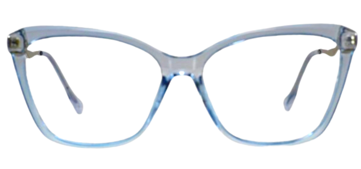 Stylish cat eye eyeglasses with sleek black frame
Elegant cat eye glasses for women, modern design
