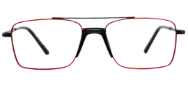 Cliqlens Cool Square Double Bar Frame Eyeglasses