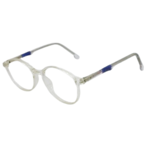 JackBerry Full Rim Transparent Round Sheet Eyeglasses for Men and Women