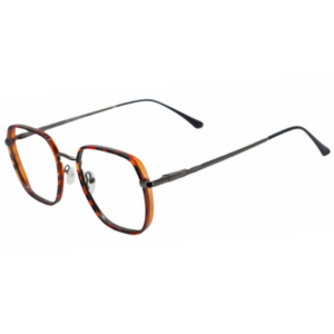 Cliqlens Studio Full Rim Square Leopard Sheet eyeglasses for Men and Women