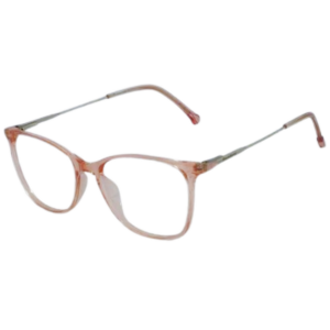 JackBerry Full rim Light orange Cat eye Sheet Eyeglasses for Women