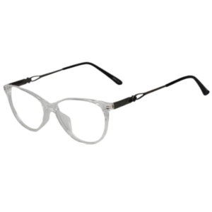 Cliqlens Full Rim Transparent Cat eye sheet eyeglasses for Women