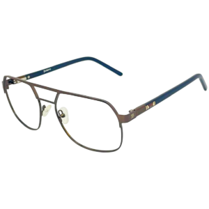 JackBerry Full Rim Square Double Bar Metal eyeglasses for Men and women