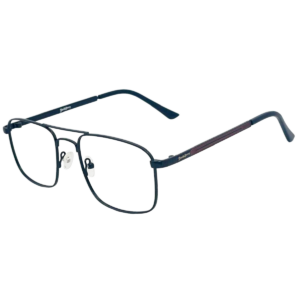JackBerry Full Rim Square Double Bar Metal eyeglasses for Men and women