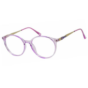 Cliqlens Full Rim Light Purple Round sheet eyeglasses for Men and Women