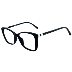 JackBerry Full rim Black Cat eye Sheet Eyeglasses for Women