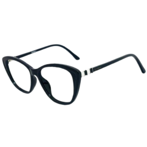 JackBerry Full rim Black Cat eye Sheet Eyeglasses for Women