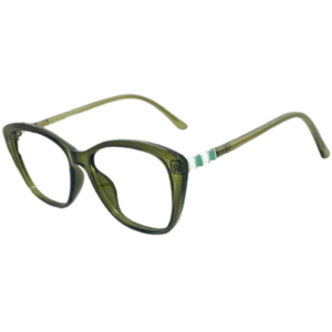 JackBerry Full rim Green Cat eye Sheet Eyeglasses for Women