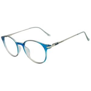 JackBerry Full Rim Blue dual Round Sheet eyeglasses for Men and women
