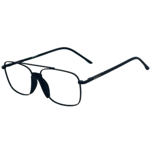 JackBerry Full Rim Square Double Bar Metal eyeglasses for Men and women