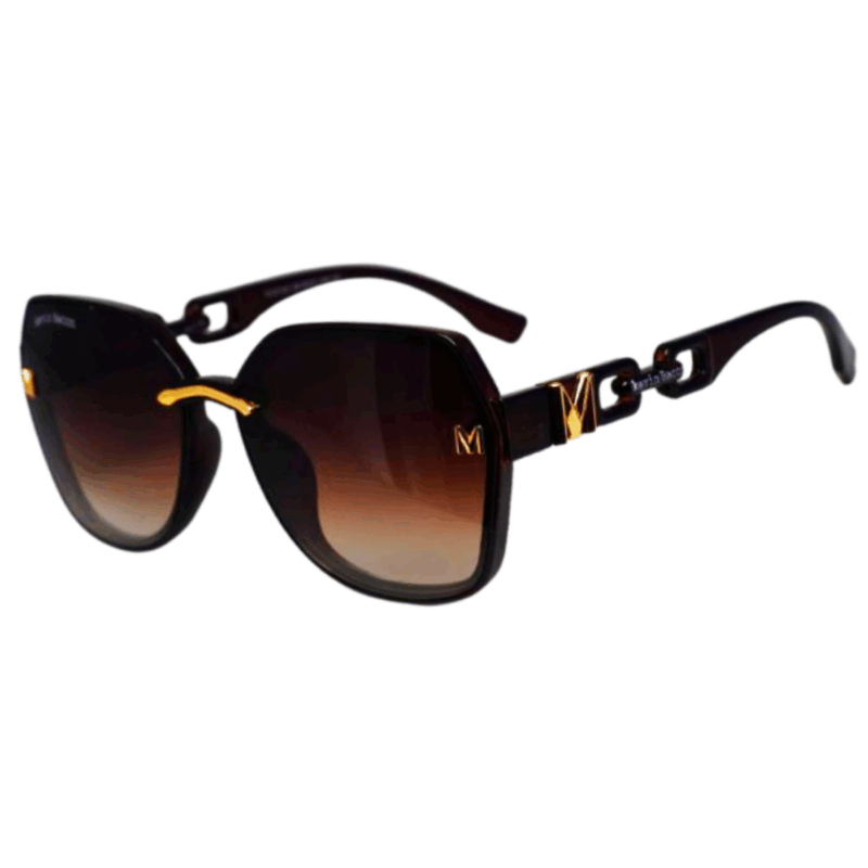 cliqlens kevin bacon brown round sheet sunglasses for women