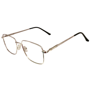 Cliqlens Studio Full Rim Silver Square Metal eyeglasses for Men and Women