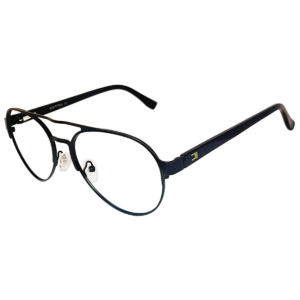 Cliqlens Full Rim black Aviator Metal Eyeglasses for Men