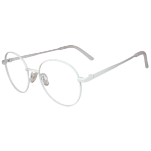 Cliqlens Studio Full Rim WHite Round Metal eyeglasses for Women