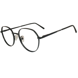 Cliqlens Studio Full Rim Black Round metal eyeglasses for Men and Women