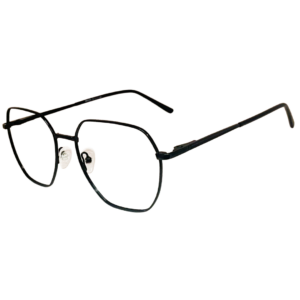 Cliqlens Full Rim Black round metal eyeglasses for men and Women