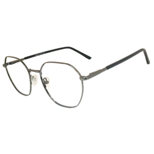 Cliqlens Full Rim Gun Metal round metal eyeglasses for men and Women